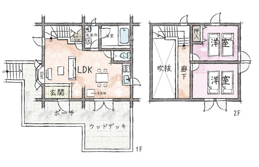 伊豆高原（赤沢望洋台）貸別荘-間取り-D-13