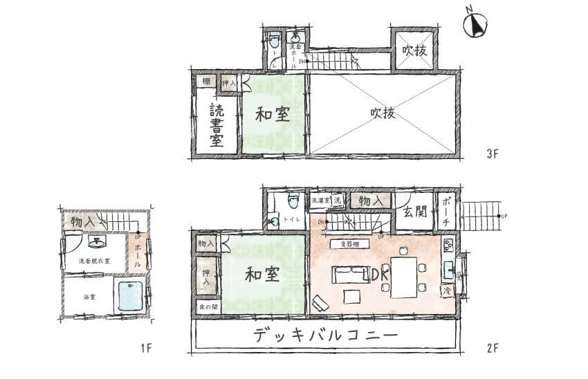 伊豆高原（赤沢望洋台）貸別荘-間取り-E-29