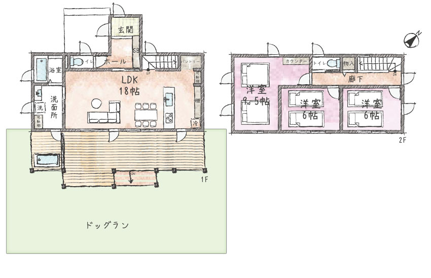 伊豆高原（赤沢望洋台）貸別荘-間取り-D-9