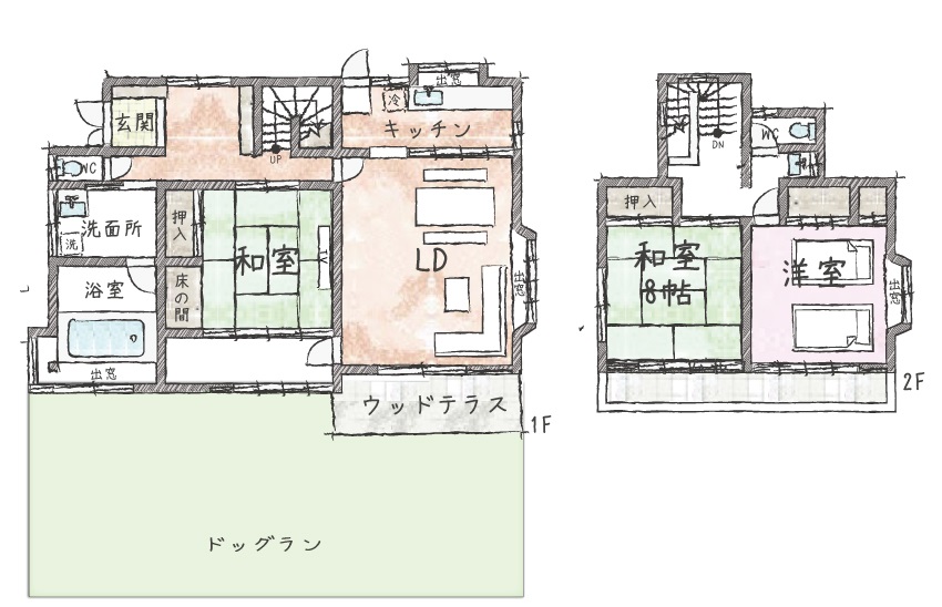 伊豆高原（赤沢望洋台）貸別荘-間取り-E-15