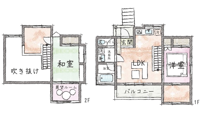 熱海貸別荘-間取り-Villa Sun Forest ＆ Resort（熱海台4-13）