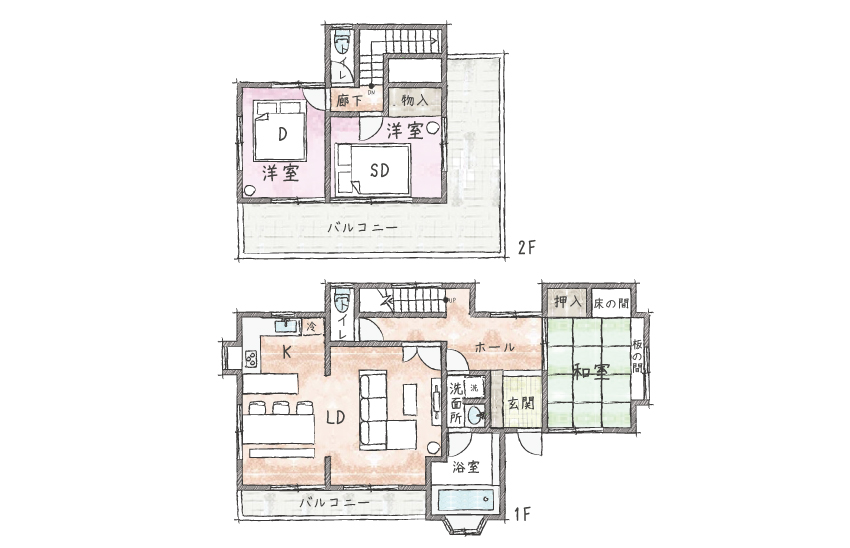 熱海貸別荘-間取り-VILLA 375 熱海ホライゾン