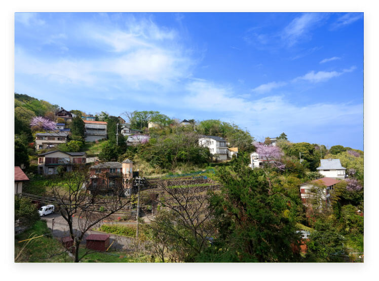 大川汐見崎別荘地の貸別荘