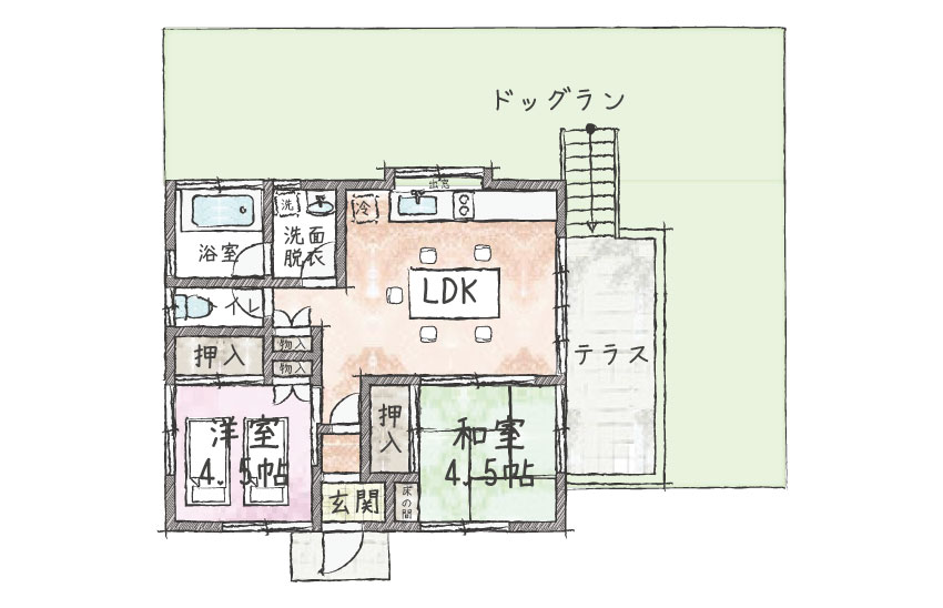 大川汐見崎貸別荘-間取り20